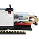 Cantek MX340 edgebander with high frequency top and bottom trimmers and radius scraper