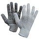 WAÂ¬rth Extra-Large Cotton/Polyester Touch Gloves, Gray (12/Pack) - For light to medium warehouse work with good gripping security.