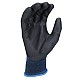 Double Extra-Large Nylon/Polyurethane Palm Coated Gloves in Black - Front View