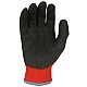 Large Cotton Knit/Rubber Palm Coated Work Gloves in red and black from Northern Safety