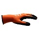 Medium Tigerflex Light Nylon Nitrile Foam Coated Gloves in Orange/Black for Comfort, Flexibility & Grip in Light-Medium Work