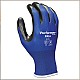 Blue and black large gloves made of polyester and rubber latex by Northern Safety