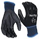 Extra-Large Nylon/Polyurethane Palm Coated Gloves, Black - Back View