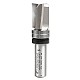 Amana 3/4" x 3" Up Shear Flush Trim Plunge Template Router Bit with Upper Ball Bearing and 3-Flute Design