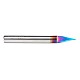 Amana Spektra Router Bit with multi-colored hues and impressive solid hardness