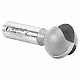 Amana 1/2" Shank Ball End Router Bit for Cutting Channels for Pipes or Cables in a Single Pass