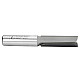 CNC high production straight plunge router bit with 3/4" x 5" size and 2-flute design