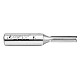 Amana 2-Flute Router Bit with Superior Geometric Design and Advanced Grinding Technology