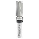 Amana 1/2" x 2-1/2" Down Shear Flush Trim Plunge Template Router Bit with Upper Ball Bearing, 3-Flute, 1/4" Shank - Image 1