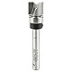 Amana 1/2" x 2-1/4" x 3/8" Flush Trim Plunge Template Router Bit with Upper Ball Bearing and 2-Flute for Hardwood and Flooring Medallions