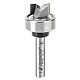 1/2" x 1-7/8" Router Bit with 1/4" Cutting Height for Precision Cuts