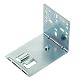 Cold Rolled Steel Undermount Slide for Drawer Thickness up to 5/8" with Bright Zinc Finish