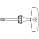ZEBRA T-Handle Torx Head Screwdriver with 13mm Side Torx Tip :: Image 20