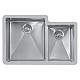 Karran Edge 500 Stainless Steel Undermount Double Bowl Kitchen Sink, 32" x 21-1/2" x 9