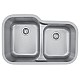 18G Seamless Undermount Sink for Laminate and Solid Surface by Karran
