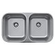 Durable 18 Gauge Stainless Steel Sink with Luxurious Soft Satin Finish
