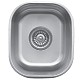 Durable 18 gauge stainless steel sink for undermount installation on stone and quartz counters