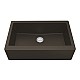 Extra Large Single Bowl Undermount Sink by Karran, Brown, 34x21-1/4x9 inches