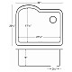 Undermount Kitchen Sink - Karran QU-671, Single Bowl, Brown Quartz, 24x21x9 Inches