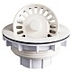 White Acrylic Strainer Basket for Karran Kitchen Sinks - Easy to Clean and Install