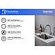 Weybridge Single-Handle Pull-Down Kitchen Faucet with Dual-Function Sprayer - Side View