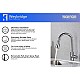 Weybridge Single-Handle Pull-Down Kitchen Faucet with Dual-Function Sprayer in Chrome - Front View