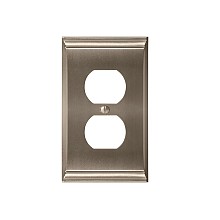 Candler 2-7/8" 1 Receptacle Wall Plate