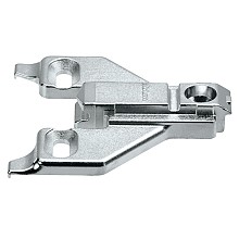 Clip Off-Center-Mount Face Frame Mounting Plate, Screw-On