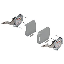 Aventos HK-S Tip-On Lift Mechanism/Cover Set, Power Factor 40 - 85