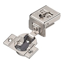 Compact 31C3 110˚ Opening Face Frame Hinge, 45mm Boring Pattern, Soft-Closing