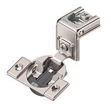 Compact 39C 110˚ Opening Wrap-Around Face Frame Hinge, 45mm Boring Pattern with BLUMOTION Soft-Closing