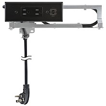 Docking Drawer Blade In-Drawer Outlet with 2 15-amp AC outlets