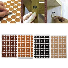 9/16" Screw Cover Cap, Prefinished Wood, Box of 260
