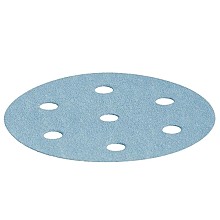 5" Hook & Loop 9 Holes Abrasive Granat D125 Sanding Disc, Aluminum Oxide on Paper (10/Pack)