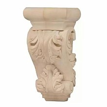 3-1/2" Acanthus Hand Carved Corbel