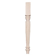 2-1/4" Wide x 21-1/4" High Country French Table Leg