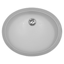 A-306 Acrylic Undermount Single Bowl Vanity Sink, 19