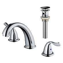Fulham Double-Handle Widespread Bathroom Faucet with Pop-up Drain