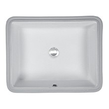 Vitreous China Undermount Single Bowl Vanity Sink, 19-1/2" x 15-1/2" x 4-1/2