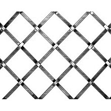 186P 36X48 WIRE GRILL 1" MESH STN NKL