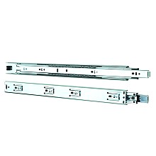 8400 Drawer Slide with 100lb Capacity, Full Extension, Side-Mount, Anochrome, Polybag
