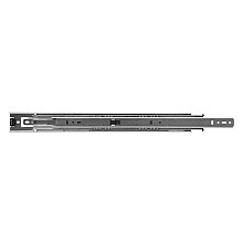 8405 Drawer Slide with 100lb Capacity, Overtravel Extension, Side-Mount, Anochrome, Bulk Box