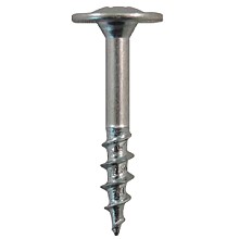 Quickscrews Modified Washer Head Drawer Front Adjusting Screws, Phillips Drive Coarse Thread and Type 17 Auger Point