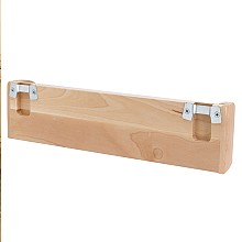 1-Tier Wood Door Storage Tray with Screw Clips