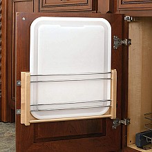 Door-Mount Rack with Polyethylene Cutting Board