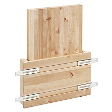 Door-Mount Rack with Wood Cutting Board