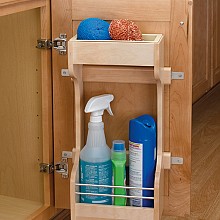 2-Tier Classic Sink Base Door Storage Organizer