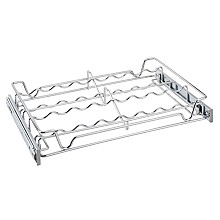Sidelines Sliding Spice Rack for 14" Cabinet, Anodized