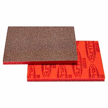 Aluminum Oxide ProFoam Sanding Pad, 3" x 4" x 5mm (25/Box)