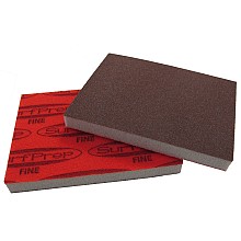 Aluminum Oxide Sanding Sponge, 3" x 4" x 25/64"